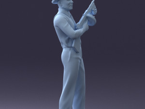 gangster 0105 3d print ready Modello di stampa 3D