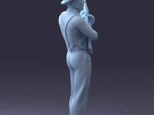 gangster 0105 3d print ready Modello di stampa 3D