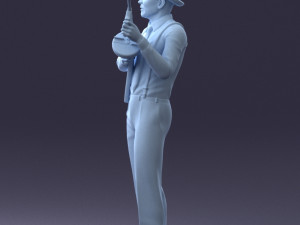 gangster 0105 3d print ready Modello di stampa 3D