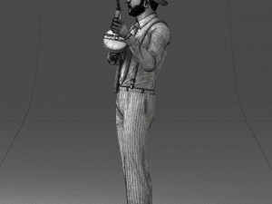 gangster 0105 3d print ready Modello di stampa 3D