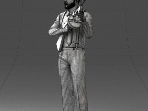 gangster 0105 3d print ready Modello di stampa 3D