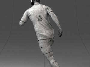 000184 Soccer Player with Ball 0912 3dp 3D-printmodel