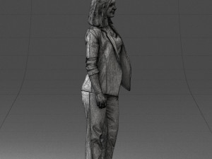 000190 Businesswoman in Light Suit 1012 3dp Modèles 3D en vedette