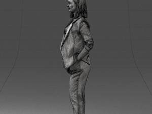 000190 Businesswoman in Light Suit 1012 3dp Modèles 3D en vedette