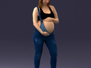 pregnant woman 0506-1 3D Model