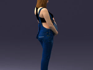 pregnant woman 0506-1 3D Model