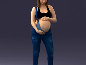 pregnant woman 0506-1 3D Model