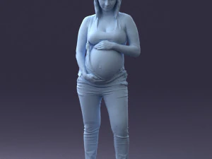 pregnant woman 0506-1 3D Model