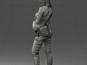 pregnant woman 0506-1 3D Model