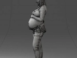 pregnant woman 0506-1 3D Model