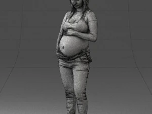 pregnant woman 0506-1 3D Model