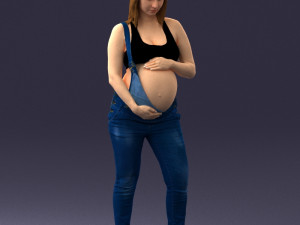 pregnant woman 0506-1 3d print ready 3D Print Model