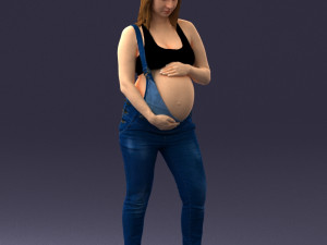 pregnant woman 0506-1 3d print ready 3D 打印模型