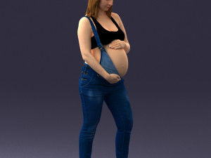 pregnant woman 0506-1 3d print ready 3D 打印模型
