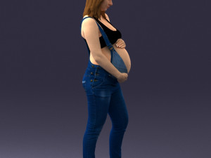 pregnant woman 0506-1 3d print ready 3D 打印模型