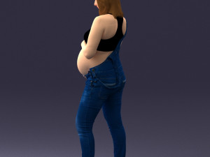 pregnant woman 0506-1 3d print ready 3D 打印模型