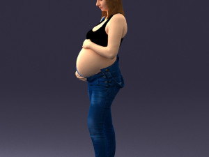 pregnant woman 0506-1 3d print ready 3D 打印模型