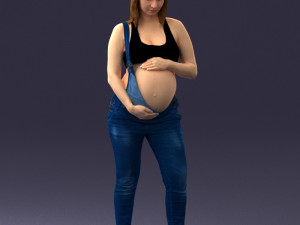 pregnant woman 0506-1 3d print ready 3D 打印模型