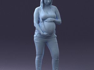 pregnant woman 0506-1 3d print ready 3D 打印模型