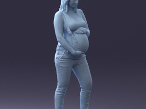 pregnant woman 0506-1 3d print ready 3D 打印模型
