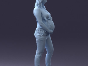 pregnant woman 0506-1 3d print ready 3D 打印模型