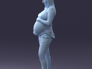 pregnant woman 0506-1 3d print ready 3D 打印模型