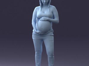 pregnant woman 0506-1 3d print ready 3D 打印模型