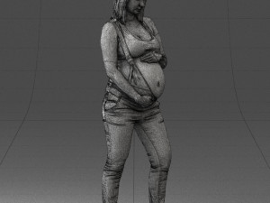 pregnant woman 0506-1 3d print ready 3D 打印模型