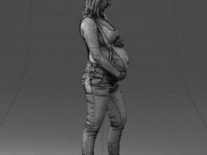 pregnant woman 0506-1 3d print ready 3D 打印模型