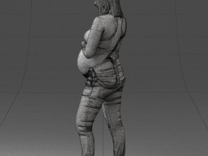 pregnant woman 0506-1 3d print ready 3D 打印模型