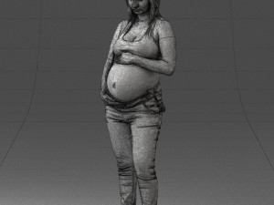 pregnant woman 0506-1 3d print ready 3D 打印模型