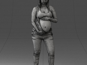 pregnant woman 0506-1 3d print ready 3D 打印模型