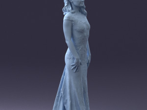 bride in dress 0414-2 3Dモデル