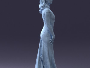 bride in dress 0414-2 3Dモデル