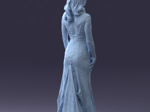 bride in dress 0414-2 3Dモデル