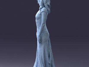 bride in dress 0414-2 3Dモデル