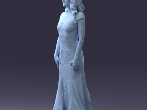 bride in dress 0414-2 3Dモデル