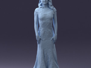 bride in dress 0414-2 3Dモデル
