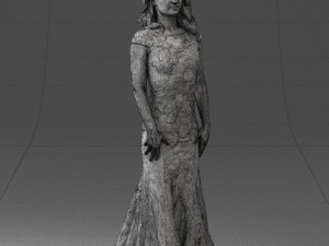 bride in dress 0414-2 3Dモデル