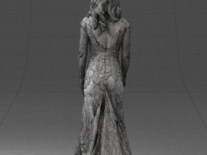 bride in dress 0414-2 3Dモデル