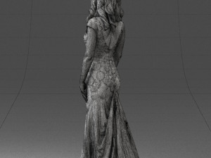 bride in dress 0414-2 3Dモデル
