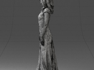 bride in dress 0414-2 3Dモデル