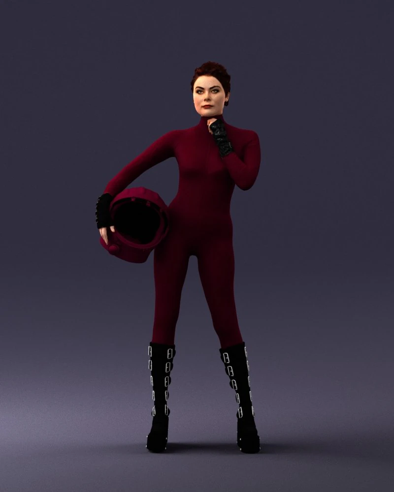 space girl 0411 3d print ready 3D Print Model .c4d .max .obj .3ds .fbx .stl .blend 