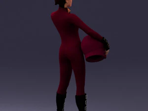 space girl 0411 3d print ready 3D Print Model