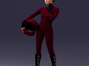 space girl 0411 3d print ready Modelo de impresión 3D