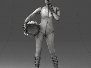 space girl 0411 3d print ready Modelo de impresión 3D