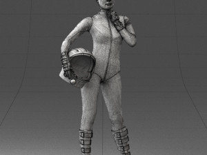 space girl 0411 3d print ready Modelo de impresión 3D