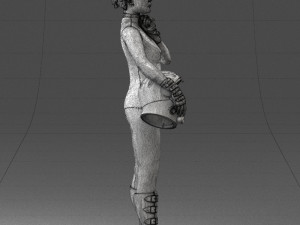 space girl 0411 3d print ready Modelo de impresión 3D