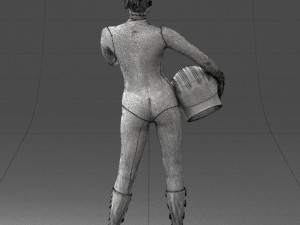 space girl 0411 3d print ready Modelo de impresión 3D