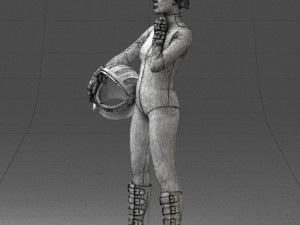 space girl 0411 3d print ready Modelo de impresión 3D